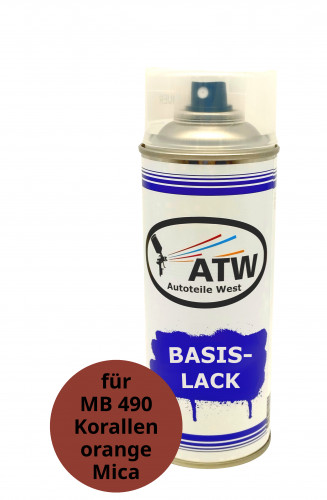 Autolack für MB 490 Korallenorange Mica